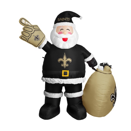 Logo Brands New Orleans Saints Inflatable Santa 620-100-S